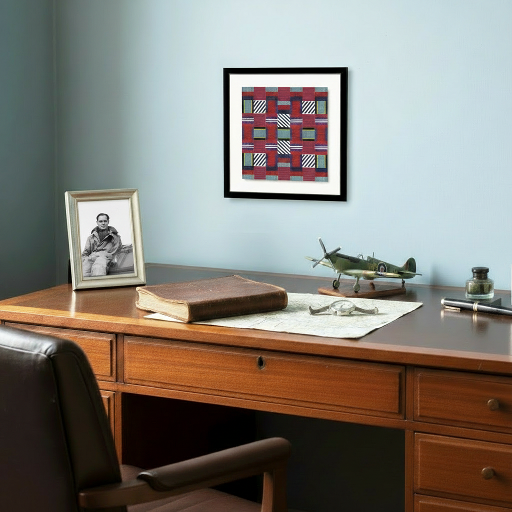 The Douglas Bader Weave in room setting